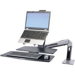 Ergotron WorkFit-A držák na stůl pro monitor 1 Displej: (s) 25,4 cm (10) - 61 cm (24) černá, hliník (leštěný) nastavitelná výška, odkládací místo na