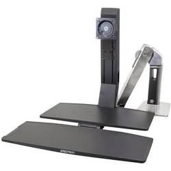 Ergotron WorkFit-A držák na stůl pro monitor 1 Displej: (s) 25,4 cm (10) - 61 cm (24) černá, hliník (leštěný) nastavitelná výška, odkládací místo na