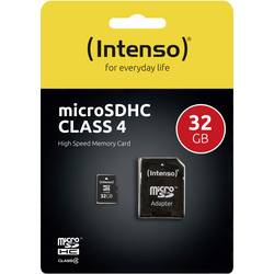 Intenso 32 GB Micro SDHC-Card paměťová karta microSDHC 32 GB Class 4 vč. SD adaptéru