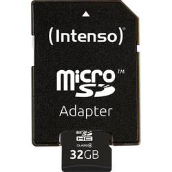 Intenso 32 GB Micro SDHC-Card paměťová karta microSDHC 32 GB Class 4 vč. SD adaptéru