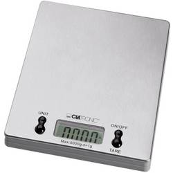 Clatronic KW 3367 kuchyňská váha digitální Max. váživost=5 kg nerezová ocel 180 x 150 x 20
