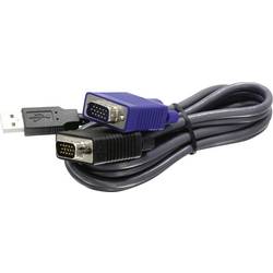 TrendNet KVM adaptér 1.5 m černá