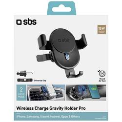 sbs mobile upevnění na ventilační mřížku držák mobilního telefonu do auta s funkcí indukčního nabíjení 85 mm (max)
