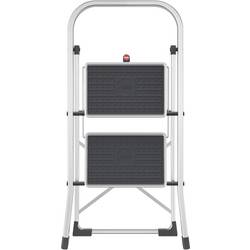 Hailo K70 4392-801 hliník sklápěcí schůdky skládací max.prac. výška: 2.25 m stříbrná, černá 3.3 kg