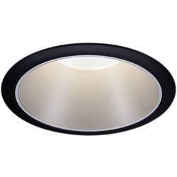 Paulmann 93397 LED vestavné svítidlo, LED, GU10, černá (matná), stříbrná
