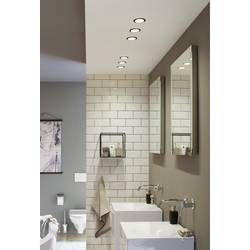 Paulmann 93397 LED vestavné svítidlo, LED, GU10, černá (matná), stříbrná