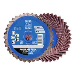 PFERD TOOLS 42719812 Sada brusných kotoučů Průměr 75 mm Zrnitost=40 10 ks