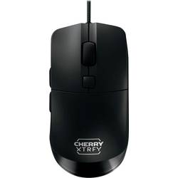 Cherry XTRFY M50 Black Wired Mouse optická myš, přenos kabelový, 5 tlačítko, černá