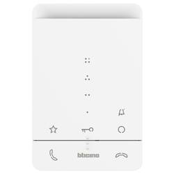 Bticino CLASSE100 A16E dvoulinkový Vnitřní jednotka zvukového domovního telefonu vnitřní jednotka, bílá, 344282
