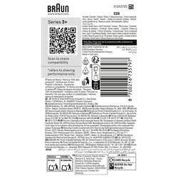 Braun 735797 holicí hlava nerezová ocel, černá 1 ks