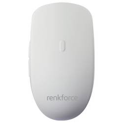 Renkforce RF-WRM-300 optická hygienická myš, přenos bezdrátový, 5 tlačítko, 800 dpi, 1000 dpi, 1200 dpi, bílá