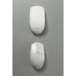 Renkforce RF-WRM-300 optická hygienická myš, přenos bezdrátový, 5 tlačítko, 800 dpi, 1000 dpi, 1200 dpi, bílá