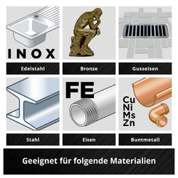 Einhell 249019 HSS-Co sada spirálových vrtáku do kovu 1 mm, 1.5 mm, 2 mm, 2.5 mm, 3 mm, 3.5 mm, 4 mm, 4.5 mm 1 sada