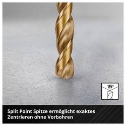 Einhell 249013 HSS-Co sada spirálových vrtáku do kovu 1.5 mm, 2 mm, 2.5 mm, 3 mm, 3.2 mm, 3.5 mm, 4 mm, 4.5 mm, 4.8 mm, 5 mm, 5.5 mm, 6 mm, 6.5 mm 1 sada
