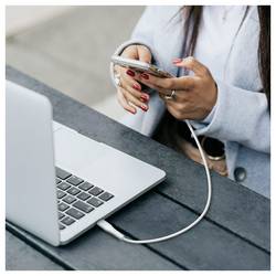 LogiLink Kabel USB-C USB 2.0 USB-C ® zástrčka, USB Micro-B zástrčka 3.0 m bílá CU0245