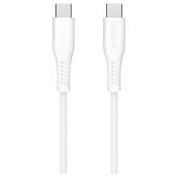 LogiLink Kabel USB-C USB 2.0 USB-C ® zástrčka 1.5 m bílá CU0263