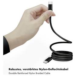 LogiLink Kabel USB-C USB 2.0 USB-C ® zástrčka 1.0 m černá S magnetickým vinutím CU0231