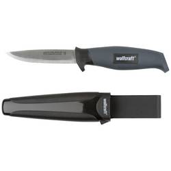 Wolfcraft 4085000 4085000 outdoorový nůž s pouzdrem antracitová