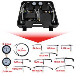 KS Tools 150.1845 Sada pro diagnostiku nízkého tlaku paliva, 14 ks