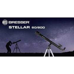 Bresser Optik Stellar 60/800 AZ teleskop azimutový achromatický Zvětšení 40 do 600 x