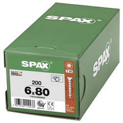 SPAX 1191010600805 R 88091 Senkkopf/T-STAR šroub do dřeva 6 mm 80 mm T-STAR plus ocel WIROX 200 ks