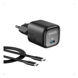 Anker ANKER Charger Zolo 30W 1C black nabíjecí adaptér, GaN, 30 W, Rychlé nabíjení, černá
