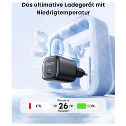 Anker ANKER Charger Zolo 30W 1C black nabíjecí adaptér, GaN, 30 W, Rychlé nabíjení, černá