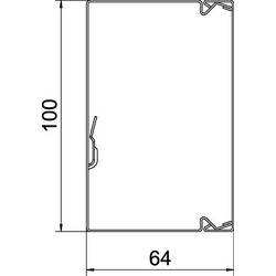 OBO Bettermann 6248624 kabelová lišta (d x š x v) 2000 x 100 x 60 mm 1 ks čistě bílá
