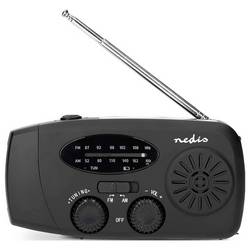 Nedis RDFMCR2000BK RDFMCR2000BK Nouzové rádio, FM, FM, AM, nouzové rádio, FM, černá