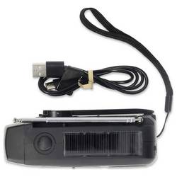 Nedis RDFMCR2000BK RDFMCR2000BK Nouzové rádio, FM, FM, AM, nouzové rádio, FM, černá