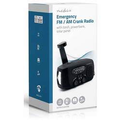 Nedis RDFMCR2000BK RDFMCR2000BK Nouzové rádio, FM, FM, AM, nouzové rádio, FM, černá