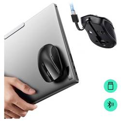 ESR MagMouse optická myš, přenos bezdrátový, Bluetooth®, 3 tlačítko, 4800 dpi, černá