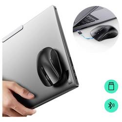 ESR MagMouse optická myš, přenos bezdrátový, Bluetooth®, 3 tlačítko, 4800 dpi, černá