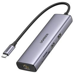 UGREEN USB-C® dokovací stanice USB-C Hub (7-IN-1) 4K HDMI Vhodné pro značky (dokovací stanice pro notebook): univerzální vč. funkce nabíjení, integrovaná