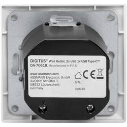 Digitus DA-70618 USB nabíjecí zásuvka do zdi s USB bílá