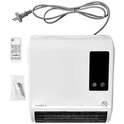 Nedis HTBA20WT keramický topný ventilátor HTBA20WT 20 m² bílá, šedá