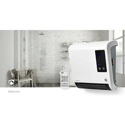 Nedis HTBA20WT keramický topný ventilátor HTBA20WT 20 m² bílá, šedá