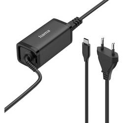 Hama Hama 00200022, Laptop, Drinnen/Draußen, 100 - 240 V, 45 W, 3.3 - 21 V, USB-to-DC napájecí adaptér k notebooku 45 W 3 A