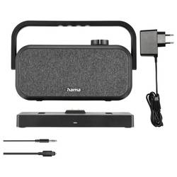 Hama TV reproduktor AUX, USB černá, šedá