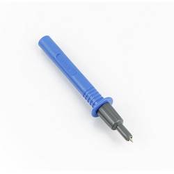 HT Instruments 404-IECB banánkový konektor 1009160 banánková zdířka , zásuvka 4 mm, konektor 4 mm CAT III 1000 V, CAT IV 600 V modrá 1 ks