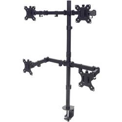 Manhattan 461566 držák na stůl pro monitor 33,0 cm (13) - 81,3 cm (32) nastavitelná výška, naklápěcí, nakláněcí