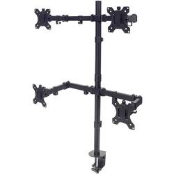 Manhattan 461566 držák na stůl pro monitor 33,0 cm (13) - 81,3 cm (32) nastavitelná výška, naklápěcí, nakláněcí