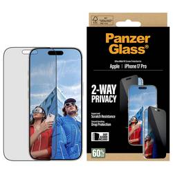 PanzerGlass PANZERGLASS - 2-Way Privacy Screen Protector iPhone 17 Pro Ultra-Wide Fit ochranné sklo na displej s ochranou soukromí Apple Apple iPhone 17 pro 1