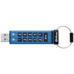 Kingston IronKey Keypad 200 USB flash disk Retail 64 GB modrá IKKP200/64GB USB 3.2 (Gen 1x1)