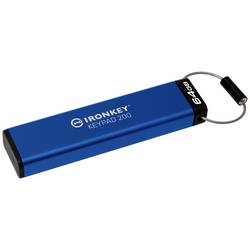Kingston IronKey Keypad 200 USB flash disk Retail 64 GB modrá IKKP200/64GB USB 3.2 (Gen 1x1)