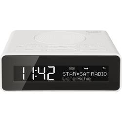 TechniSat DigitRadio 51 0001/4981 radiobudík, DAB+, FM, AUX, funkce alarmu, bílá