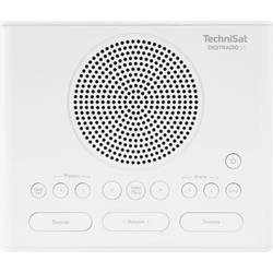 TechniSat DigitRadio 51 0001/4981 radiobudík, DAB+, FM, AUX, funkce alarmu, bílá
