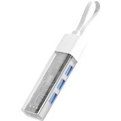 Roline 14.02.5062 USB Hub 4 porty USB 3.2 (Gen 1x1) USB 3.2 Gen1 5 GBit/s bílá 14.02.5062
