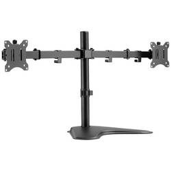 Digitus DA-90401 držák na stůl pro monitor 2 Displej: (s) 38,1 cm (15) - 81,3 cm (32) černá, černá (matná) otočný, nastavitelná výška, naklápěcí, otočný,