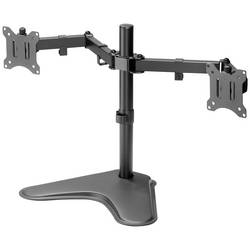 Digitus DA-90401 držák na stůl pro monitor 2 Displej: (s) 38,1 cm (15) - 81,3 cm (32) černá, černá (matná) otočný, nastavitelná výška, naklápěcí, otočný,